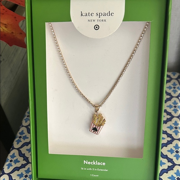 Kate Spade Gold Popcorn Pendant Necklace - Picture 1 of 6